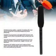 New Camera Microphone Professional Interview Condenser Mic with Metal Bracket
