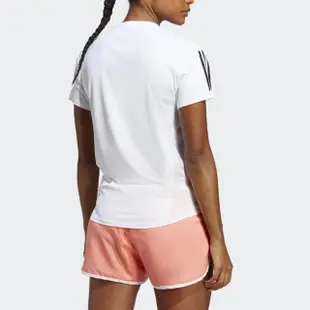 【adidas 愛迪達】上衣 女款 短袖上衣 運動 亞規 OWN THE RUN TEE 白 IC5189