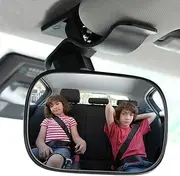 Automotive ior Rearview Baby Mirror Wide Angle Convex Mirror for Infa Toddler Child Children Backseat Adjustable Rearview