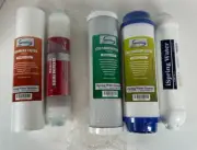 iSpring GAC/CTO/Sediment Carbon Water Filter Kit FG15, FP15, FC15 - 5 Filter Set