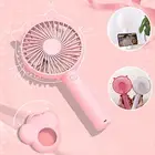 Desk Fan 4 Fan Blades Wide Application Portable Hand Held Fan Compact