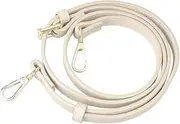 [DOITOOL] Adjustable Shoulder Bag Strap for Women Replacement Bag Accessory Beige with Golden Buckle for Messenger Bags Travel Pouches and Duffle Bags