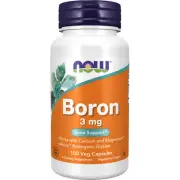 Boron 3 mg 100 Caps By Now Foods