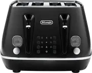 DeLonghi Distinta Moments 4 Slice Toaster - Black