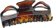 Parcelona French Large 4.25 Inch Celluloid Tortoise Shell Claw Clip- Made to Last