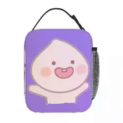 c505 Funky Apeach Lunch Bags Insulated Lunch Tote Waterproof Bento Box Resuable Picnic Bags for Woman Work Children School k505