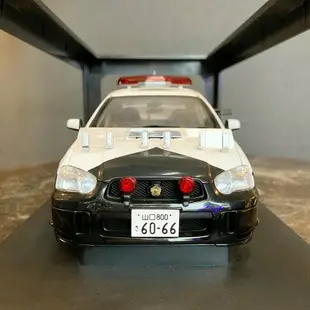 AUTOart 1:18 SUBARU IMPREZA WRX STI JAPANESE POLICE CAR 模型車【Tonbook蜻蜓書店】
