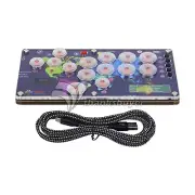 SG Joystick 14-Button Arcade Controller Fight Stick w/ Screen for PC/PS5 Hitbox