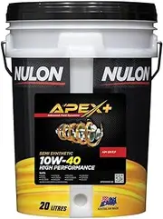 Nulon APEX+ 10W-40 Long Life Performance Engine Oil 20L Semi Synthetic APX10W40-20