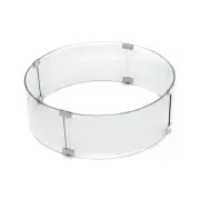 AZ Patio Heaters Glass Wind Screen, 22" Round - AWS-RND22