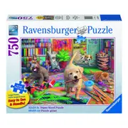 Ravensburger Cute Crafters 750 Piece Large Format Puzzle