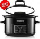 Digital Slow Cooker with Hinged Lid, Programmable Display, 4.7L (4 People), Keep