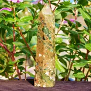 1.6Lbs Natural Kambaba Jasper Obelisk Quartz Gems Tower Healing Crystal Ornament