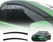 OAD4X4 Weathershields Compatible with Holden Commodore VE VF ute, Weather Shields Window Visors Wind Deflectors Sun Rain Guard 2PCS Set
