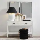 CAFE Lighting & Living Zeta Wall Mirror White For Bedroom or Living Space