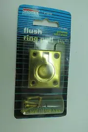 NEW NATIONAL BRASS RING PULL HANDLE BOAT SAIL TUG SHIP (E2.5A1700)
