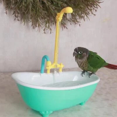 Papagei Automatische Badewanne Vogelbadewanne Papagei 6T3E Baden!NEW X7A9