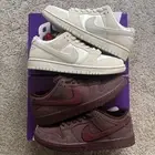 Size 9 - Nike Dunk SB Low City of Love Pack - Bone & Burgundy Crush