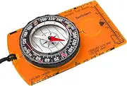 Orienteering Compass - Hiking Backpacking Compass - Advanced Scout Compass for Camping and Navigation - Boy Scout Compass Kids - Professional Field Compass Map Reading - Best Survival Gifts