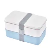 1200Ml Double Layers Lunch Box With Spoon And Fork Healthy Plastic Bento Boxes Microwave Food Storage Container