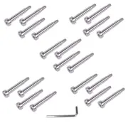 3/16 Inch T316 Stainless Steel Cable Railing Hardware System Kit with Allen Key