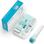Bio Roller G10 Ultimate 10-in-1 Derma Rolling Kit: Comprehensive Microneedling Set for Ageing, Scars, Texture, Hair Loss - Includes 9 Heads & Disinfection Basin