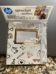 HP Sprocket Gold and White Photo Album (2HS31A)