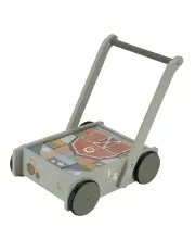 [Little Dutch] Little Farm Block Trolley Toy