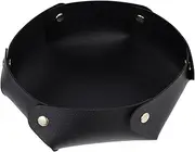SAFIGLE Dice Tray Collapsible Storage Box for Home Office PU Dice Storage Plate Multi-Use Storage