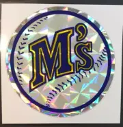 2 Vintage Bellingham Mariners Baseball Logo Sports Decal Sticker -FREE SHIP [29]
