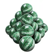 STRADIA "FIRE BALL" Basketball – Sizes 5, 6, 7 – Premium 1.4mm PU Material – Ignite Your Game! – Pack of 20 with FREE Mesh Storage Bag