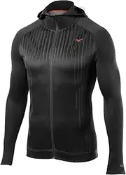 [Mizuno] Running Men's Breath Thermo Double Full Zip Hooded Top