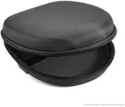 Geekria Shield Headphones Case for Lay Flat Headphones, Replacement Hard Shell Travel Carrying Bag with Cable Storage, Compatible with Sony, Audio-Technica, Mpow, Sennheiser Headsets (Black)