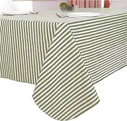 Heavy Duty Vinyl Tablecloth with Flannel Backing Waterproof Oil-Proof PVC Table Cloth Stain-Resistant Wipeable Rectangle or Square Table Cover for Indoor and Outdoor 60X84 Inch