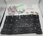 Lot/28 NEW Takane USA Quartz Clock Movement Kits Clockmaker Inventory 4 Sizes