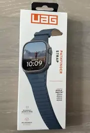 PATHFINDER WATCH STRAP FOR APPLE WATCH ULTRA 2/ULTRA - Dune/Blue 49 45 44 42 mm