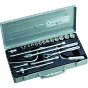 TONE 3/8" Drive Socket Wrench Set with Box 21 Tools 1500