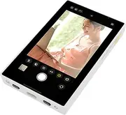 Magnetic Vlog Selfie Screen, 3.97in Phone Rear Camera HD Display with Bluetooth Remote, Stable Magnetic Adsorption, Suitable for Phone