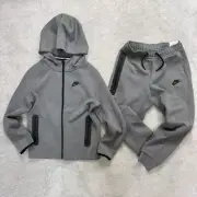 New Nike sportswear Tech Fleece kids Setup FJ6023-084/FJ6025-084 Size L=160
