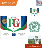 The Tasty Decaf Tea Bags, Non-Pyramid Pack of 6