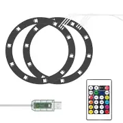 For PS5 PS5slim Game Console RGB LED Light Strip Dazzling Decorative Light Ring