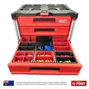 Milwaukee 48228443 Packout 3 Drawer Tool Box - Nesting Bins
