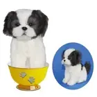 Hansa - Tea Cup Micro Shih Tzu - Realistic Animal Stuffed Plush Toy - 15cm