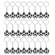 Pack of 24 Football Key Chains for Kids Stylish Sports Enthusiasts Bag Jewelry