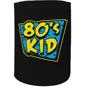 Alcohol Stubby Holder - Retro Old Skool 80S Kid - Funny Novelty Birthday Gift Joke Beer Can Bottle