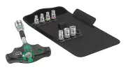 Wera Ratcheting T-Handle 9pc Set Imperial, 05057474001, Free Shipping