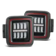 For 18-24 Jeep Wrangler JL AlphaRex NOVA Prismatic LED Tail Lights Clear Lens (for: Jeep)