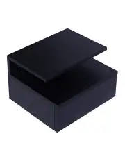 [Levede] 2x LED Wall Mounted Cabinet Floating Nightstand Bedside Tables in Black