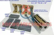 Engine Block Clyinder Hone Tool Expanding size 3.500" to 6" + 4 Set of Stones
