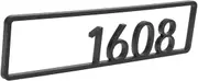 DOITOOL Adhesive Address Numbers Easy Install House Numbers Sign for Wooden Doors Laminate Mailboxes Street Addresses
